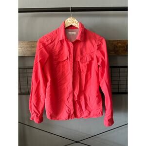 Columbia Women's Active Nylon Button Front Top | Size Small
